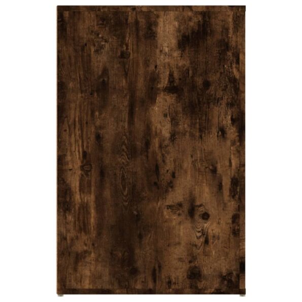 vidaXL Stôl dymový dub 100x49x75 cm spracované drevo – Obrázok 8