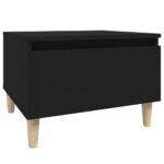 vidaXL Bočný stolík čierny 50x46x35 cm spracované drevo – Obrázok 2