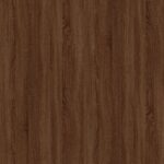vidaXL Bočný stolík hnedý dub 50x46x35 cm spracované drevo – Obrázok 9