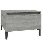 vidaXL Bočný stolík sivý sonoma 50x46x35 cm spracované drevo – Obrázok 2