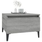 vidaXL Bočný stolík sivý sonoma 50x46x35 cm spracované drevo – Obrázok 4