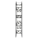 vidaXL Záhradné oblúky čierne 116x45x240 cm oceľ – Obrázok 4
