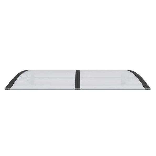 vidaXL Vchodová strieška čierna 150x100 cm polykarbonát – Obrázok 3