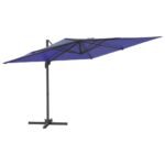 vidaXL LED konzolový slnečník azúrovomodrý 400x300 cm – Obrázok 2
