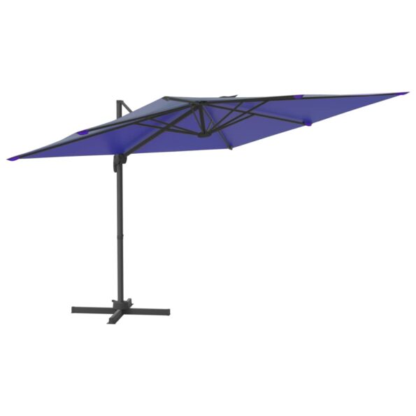 vidaXL LED konzolový slnečník azúrovomodrý 400x300 cm – Obrázok 2