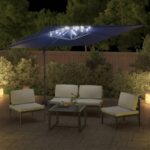 vidaXL LED konzolový slnečník azúrovomodrý 400x300 cm – Obrázok 3