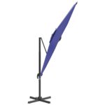 vidaXL LED konzolový slnečník azúrovomodrý 400x300 cm – Obrázok 6