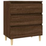 vidaXL Komoda hnedý dub 60x35x70 cm spracované drevo – Obrázok 2