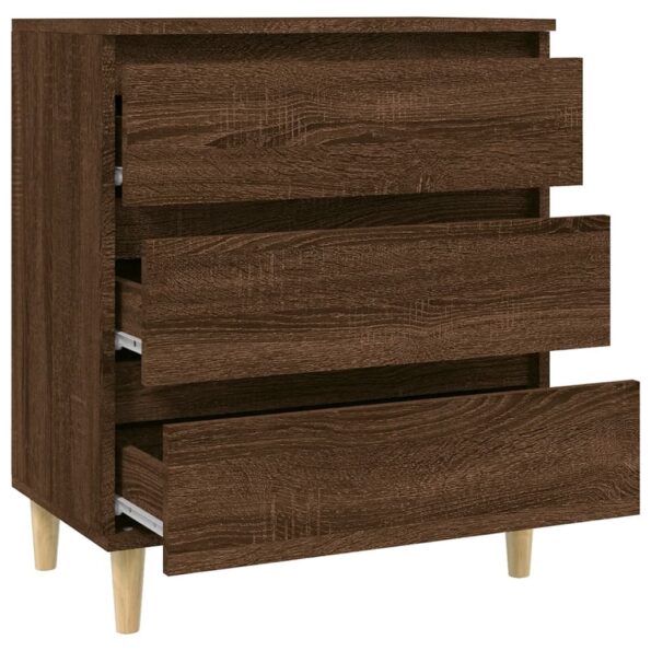 vidaXL Komoda hnedý dub 60x35x70 cm spracované drevo – Obrázok 7
