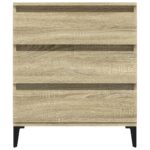 vidaXL Komoda dub sonoma 60x35x70 cm spracované drevo – Obrázok 5