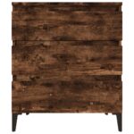 vidaXL Komoda dymový dub 60x35x70 cm spracované drevo – Obrázok 5