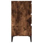 vidaXL Komoda dymový dub 60x35x70 cm spracované drevo – Obrázok 6