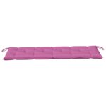vidaXL Podložka na záhradnú lavičku 150x50x7 cm, oxfordská látka – Obrázok 4