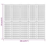 vidaXL Skladací paraván so 5 panelmi japonský štýl 200x170 cm – Obrázok 7