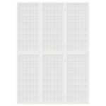 vidaXL Skladací paraván s 3 panelmi, japonský štýl 120x170 cm biely – Obrázok 3