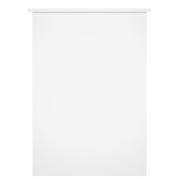 vidaXL Stôl biely 100x55x75 cm spracované drevo – Obrázok 5