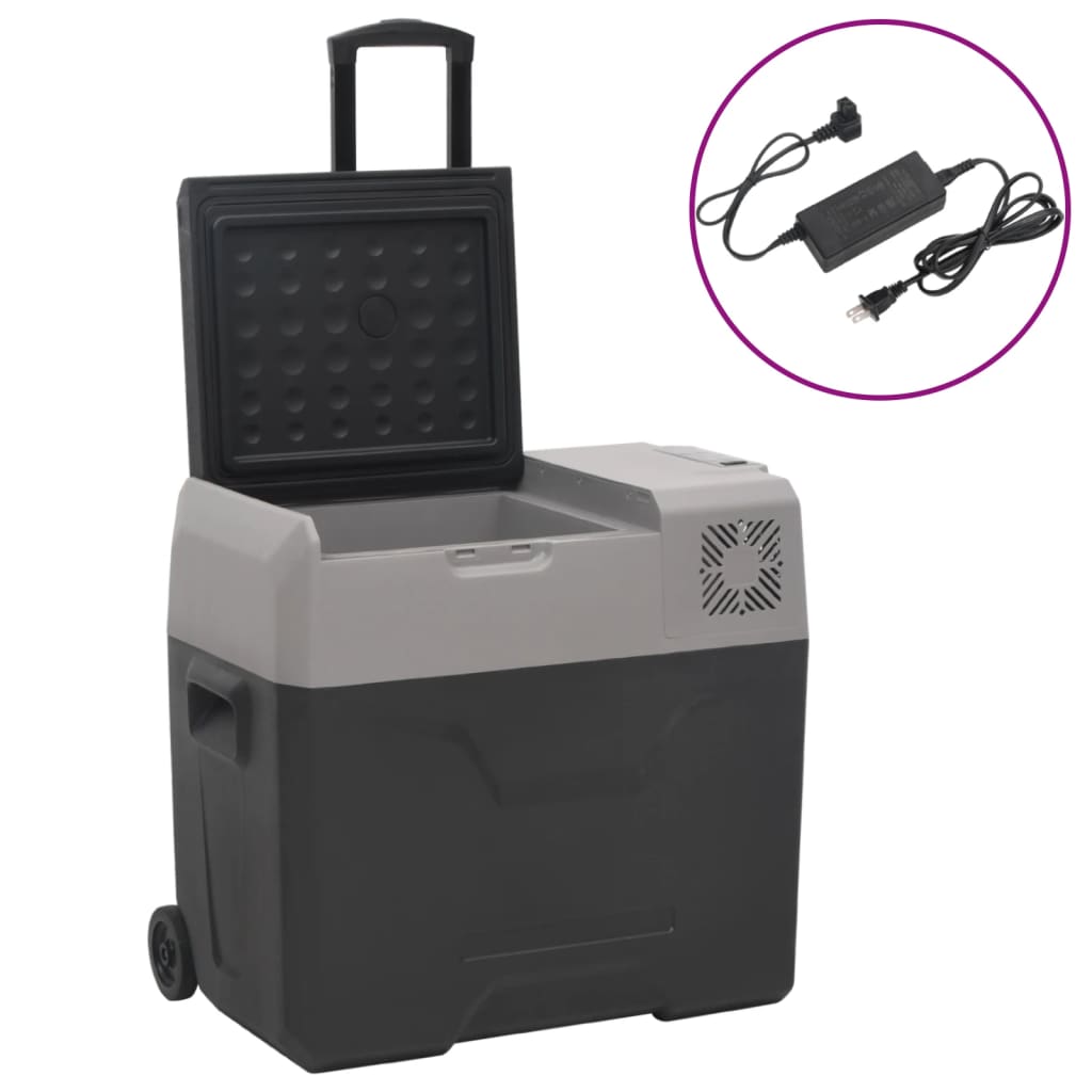 VXL8720845736354_a_en_hd_1.jpg vidaXL Chladiaci box s kolieskom a adaptérom čierno-sivý 40 l PP – Obrázok 1