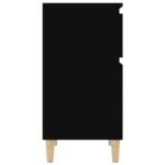 vidaXL Nočný stolík čierny 40x35x70 cm – Obrázok 7
