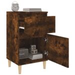 vidaXL Nočné stolíky 2 ks dymový dub 40x35x70 cm – Obrázok 5