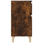 vidaXL Nočné stolíky 2 ks dymový dub 40x35x70 cm – Obrázok 7
