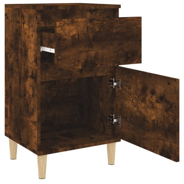 vidaXL Nočné stolíky 2 ks dymový dub 40x35x70 cm – Obrázok 8