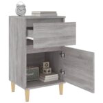 vidaXL Nočné stolíky 2 ks sivé sonoma 40x35x70 cm – Obrázok 5