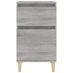 vidaXL Nočné stolíky 2 ks sivé sonoma 40x35x70 cm – Obrázok 6