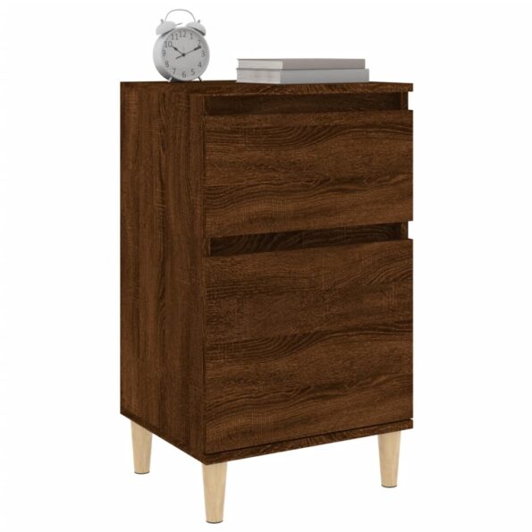 vidaXL Nočné stolíky 2 ks hnedý dub 40x35x70 cm – Obrázok 4
