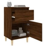vidaXL Nočné stolíky 2 ks hnedý dub 40x35x70 cm – Obrázok 5