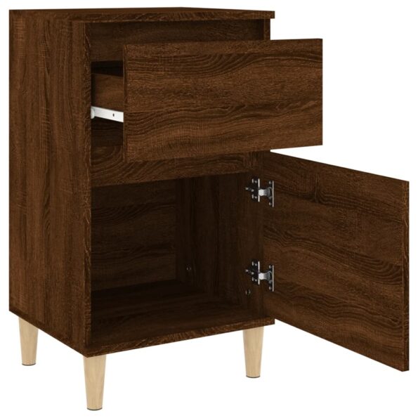vidaXL Nočné stolíky 2 ks hnedý dub 40x35x70 cm – Obrázok 8