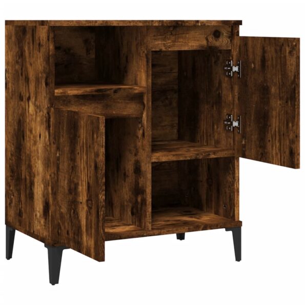 vidaXL Komoda dymový dub 60x35x70 cm spracované drevo – Obrázok 6