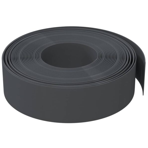 vidaXL Záhradné obruby 2 ks sivé 10 m 15 cm polyetylén – Obrázok 4