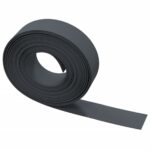 vidaXL Záhradné obruby 4 ks sivé 10 m 15 cm polyetylén – Obrázok 5