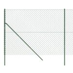 vidaXL Drôtený plot zelený 1,6x25 m – Obrázok 4