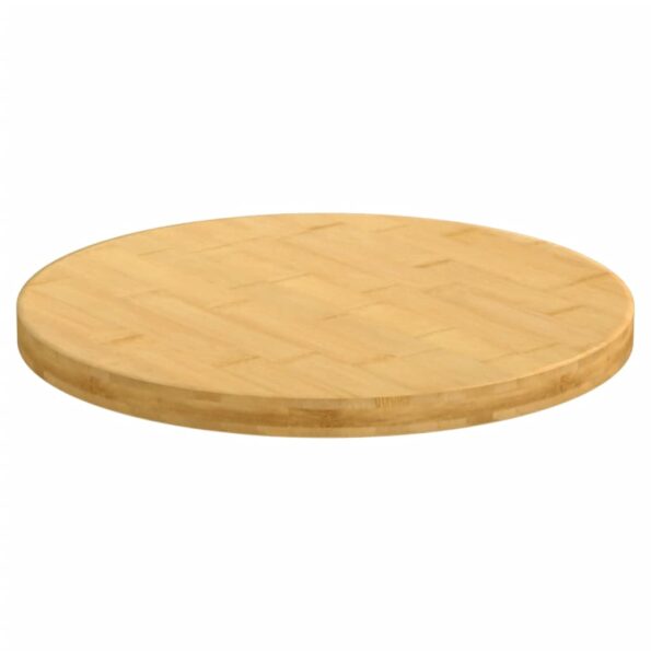 vidaXL Stolová doska Ø40x2,5 cm bambus – Obrázok 2