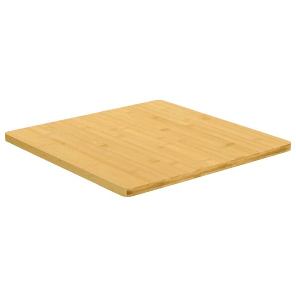 vidaXL Stolová doska 50x50x1,5 cm bambus – Obrázok 2
