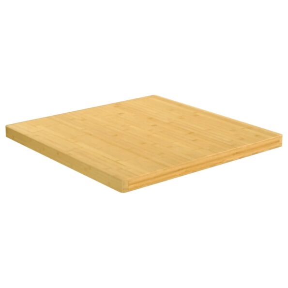vidaXL Stolová doska 90x90x4 cm bambus – Obrázok 2