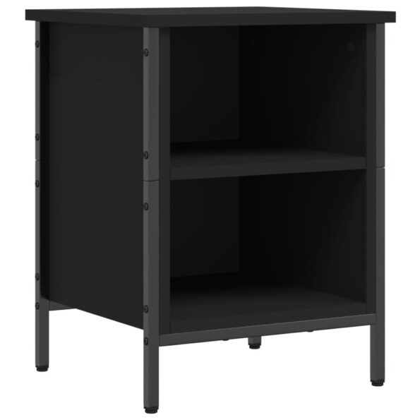 vidaXL Botník čierny 38x35x50 cm kompozitné drevo – Obrázok 2