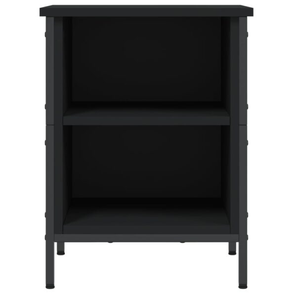 vidaXL Botník čierny 38x35x50 cm kompozitné drevo – Obrázok 4