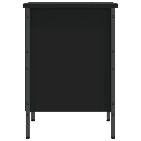 vidaXL Botník čierny 38x35x50 cm kompozitné drevo – Obrázok 5