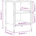 vidaXL Botník čierny 38x35x50 cm kompozitné drevo – Obrázok 9