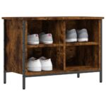 vidaXL Botník dymový dub 69x35x50 cm kompozitné drevo – Obrázok 3
