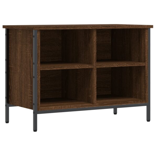vidaXL Botník hnedý dub 69x35x50 cm kompozitné drevo – Obrázok 2