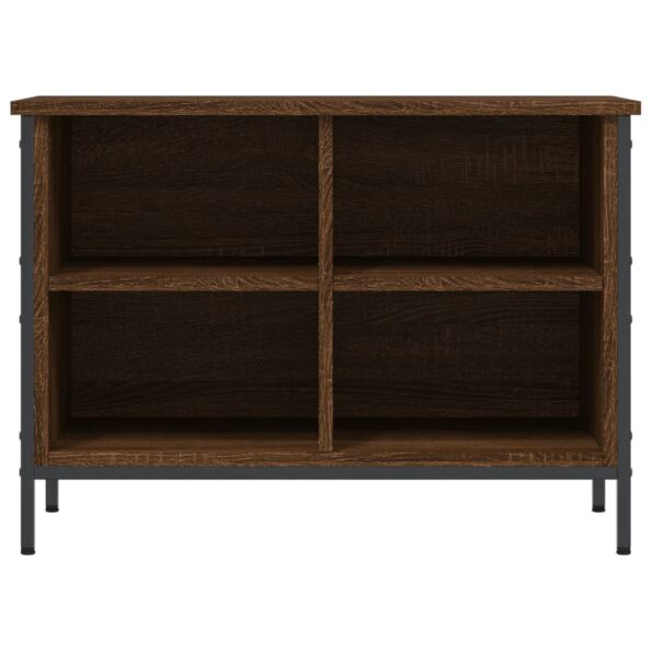 vidaXL Botník hnedý dub 69x35x50 cm kompozitné drevo – Obrázok 4