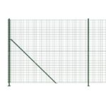 vidaXL Drôtený plot s kotviacimi hrotmi zelený 2,2x25 m – Obrázok 4