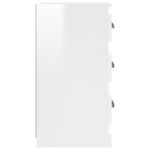 vidaXL Komoda lesklá biela 36x35,5x67,5 cm kompozitné drevo – Obrázok 5