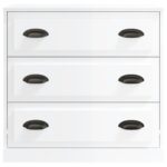 vidaXL Komoda lesklá biela 70x35,5x67,5 cm spracované drevo – Obrázok 4