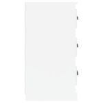 vidaXL Komoda lesklá biela 70x35,5x67,5 cm spracované drevo – Obrázok 5