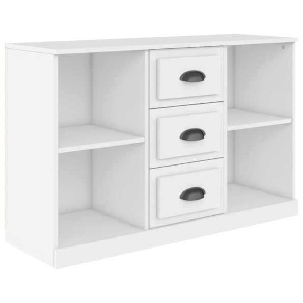 vidaXL Komoda biela 104,5x35,5x67,5 cm kompozitné drevo – Obrázok 2