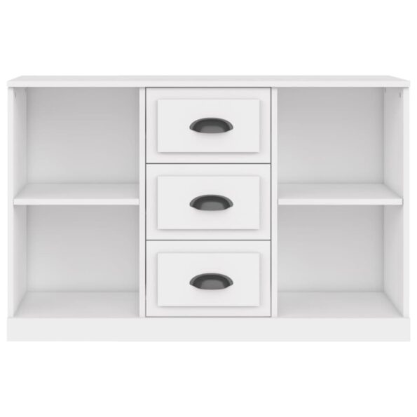 vidaXL Komoda biela 104,5x35,5x67,5 cm kompozitné drevo – Obrázok 4